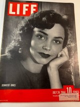 LIFE MAGAZINE JULY 24, 1944 JENNIFER JONES COVER JOHNNY DOUGHBOY BACK COVER WW2 - £9.74 GBP