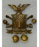 CIVIL WAR, NEW YORK, FIRST UNITED STATES VOLUNTEER CALVARY REGIMENT, SHA... - $110.00