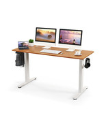 55 x 24 Inches Sit Stand Home Office Desk with 3 Memory Height Settings-... - $5,606.21 MXN