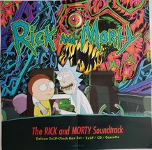 Rick and Morty Soundtrack 21&quot; X 21&quot; Promo Music Poster, New - £8.59 GBP