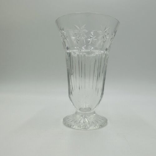 Primary image for Waterford Crystal Starburst Small Vase 6in H 1980 Ireland Vintage Christmas