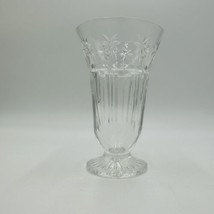 Waterford Crystal Starburst Small Vase 6in H 1980 Ireland Vintage Christmas - £50.68 GBP