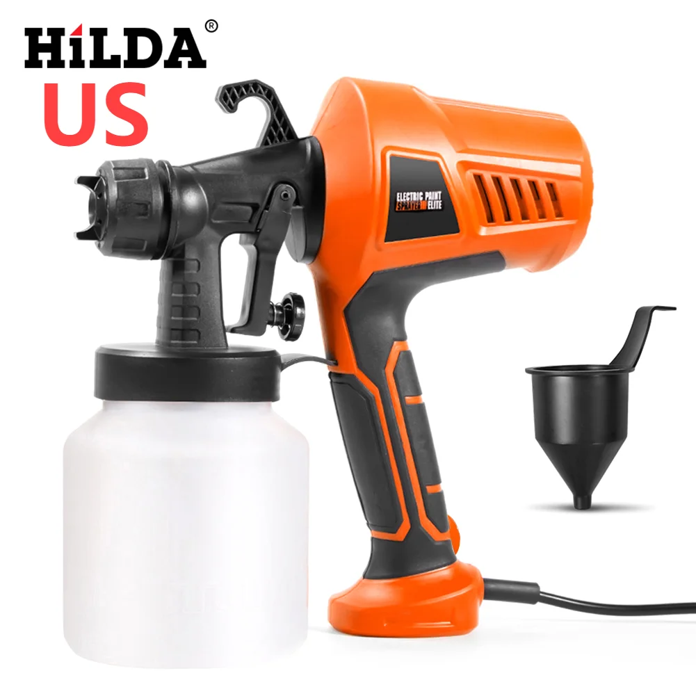 500W Electric Spray  1000/800ml High Pressure flow control Household Paint Spray - £108.84 GBP