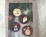 New Reets Rags to Stitches “ Festive Round Wooleys” Pattern RR48 - $9.91