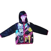 Disney&#39;s Minnie Mouse Toddler Girl Hooded Puffer Jacket, Multicolor,  Si... - £11.87 GBP
