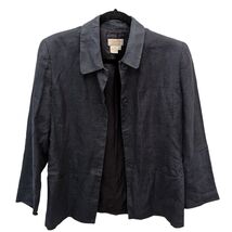 Womens Brooks Brothers Navy Blue 100% Irish Linen Blazer and Pants Suit ... - $299.99