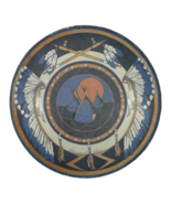 Vintage Northwest Coast Hand Drum Signed Clarence A. Wells Haida Style W... - $96.79 CAD