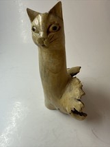 Petrified Cat Sculpture 7” - £29.40 GBP