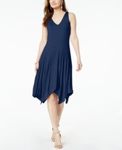 allbrand365 designer Womens Sleeveless Knit Asymmetrical Hem Dress X-Small - £55.01 GBP
