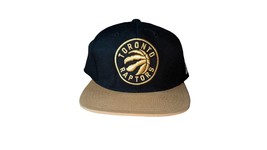 Toronto Raptors NBA Basketball Mitchell &amp; Ness SnapBack OVO Gold Logo Hat - £11.14 GBP