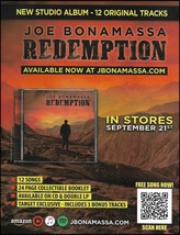 Joe Bonamassa Redemption album 2018 Mascot Records advertisement 8 x 11 ad print - £3.09 GBP