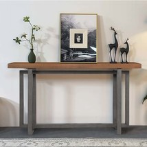 Narrow Console Table: 59&quot; Space-Saving Design - $284.99