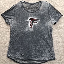 Atlanta Falcons Official NFL Teens Girls Size L 11/13 Sheer T-Shirt Gray  - £9.38 GBP