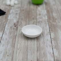 Round Porcelain White Soy Dish 3&quot; inch | 7.5 Cm - £2.09 GBP