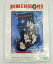 Dimensions Cross Stitch Stocking Kit 8525 Music From Heaven Angels Chris... - $59.99