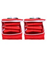 Kuber Industries Cotton Jewellery Pouch Cum Makeup Organiser Kit Set 2 P... - $23.75
