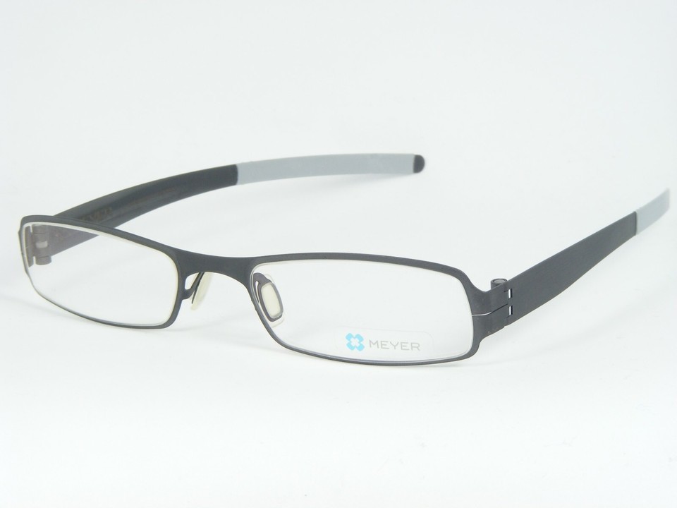MEYER LONDON DARK GRAY EYEGLASSES GLASSES PURE TITANIUM 56-16-133mm Germany - $59.40
