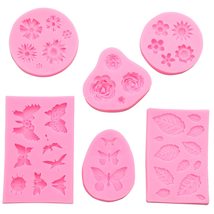 6Pcs 6PCs/Set Home?Kitchen Jelly Pudding Silicone Candy Chocolate Homemade Handm - £13.84 GBP
