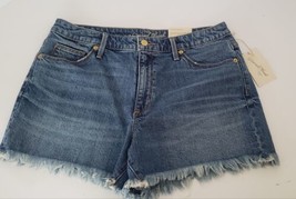 NWT Universal Thread Highrise Shortie Jeans Shorts Frayed Hem Womens Size 12/31R - £11.70 GBP