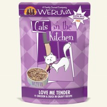 Cats In The Kitchen Love Me Tender Chicken &amp; Duck in Gravy 3oz. Pouch (Case of 1 - £28.44 GBP