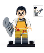 Leatherface The Texas Chainsaw Massacre Horror Lego Minifigure Brick Toy... - $55.97 MXN