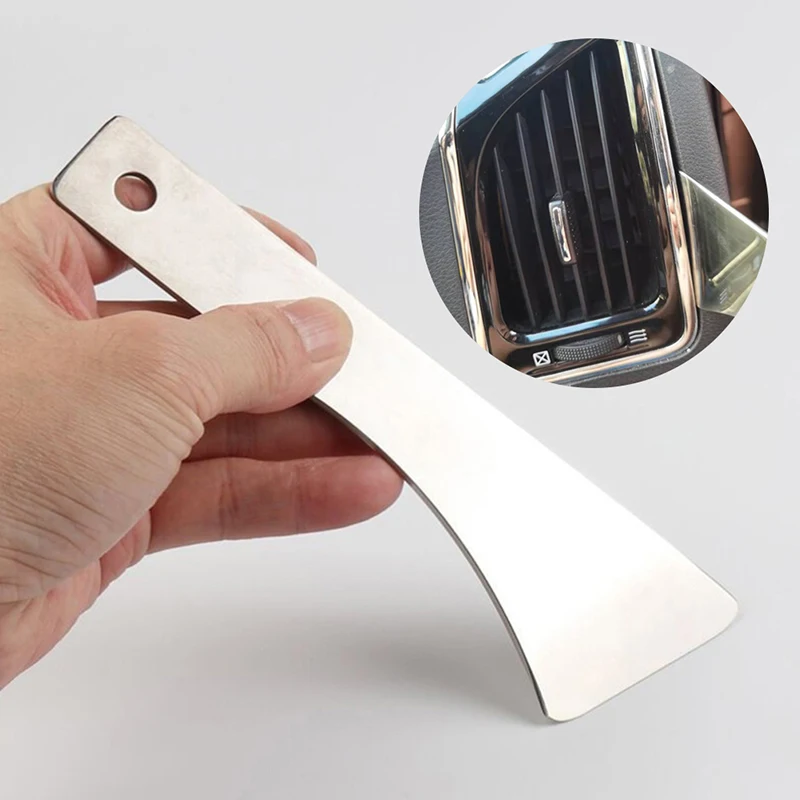 Stainless Steel Car Door Panel Trim Removal Level Pry Tool Auto Interior Audio - £10.25 GBP