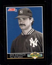 1991 Score #856 Don Mattingly Nmmt Yankees Fran *X108358 - £2.67 GBP