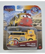 Disney Pixar Cars 2025 Color Changers Race &amp; Rescue Red Fire Truck New - $30.08 CAD