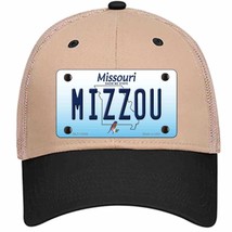 Mizzou Missouri Novelty Khaki Mesh License Plate Hat - £22.84 GBP