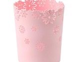Nazr Wastebasket, Hollow Flower Shape Plastic Lidless Wastepaper Baskets... - £22.42 GBP