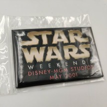 Retro Star Wars Weekends - Disney Mgm Studios May 2001 Promo 3&quot; Lapel Pin - £11.39 GBP