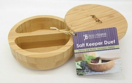 Salt Keeper Duet 8 oz Ebay Branded Totally Bamboo Swivel Top  Ebay Brand... - $24.75