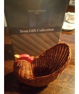 Avon Gift Collection Wicker Menagerie Hen Chicken  - £4.70 GBP