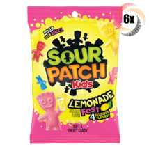 6x Bags Sour Patch Kids Lemonade Fest Assorted Soft &amp; Chewy Gummy Candy | 8.02oz - £21.42 GBP