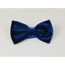 Men's Tuxedo Formal Velvet Bow Tie/Hankie By J.Valintin Fancy JVBT-11 Blue image 3
