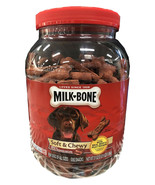 Milk-Bone Soft &amp; Chewy Beef &amp; Filet Mignon Recipe Dog Snacks - 37 oz - £12.99 GBP