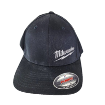 Milwaukee Men&#39;s Black Flexfit Fitted Hat Sz L-XL - £14.01 GBP