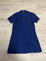 Fred Perry Women’s Polo Blue Dress Size 12 US 16 UK Punk Oi! - $59.40