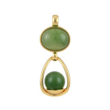 Jewelry of Venus fire  Pendant of Protection Nephrite silver pendant - £450.59 GBP