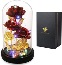 Valentine&#39;s Day Rose Gift for Her, Birthday for Women Beauty and The Beast Rose  - £47.85 GBP