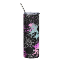 Spooky Vibes Stainless Steel Tumbler - £23.88 GBP