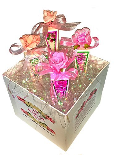 ROSE OIL BOX (4x10ml bottles) - 4 types of Rose Oil - GIFT Packaging