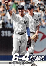 2022 Topps 6-4 Stars #TT10 DJ LeMahieu &amp; Gleyber Torres New York Yankees ⚾ - £0.70 GBP