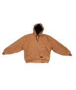 Walls Workwear Coat Mens L Duck Canvas Jacket Fleece Lined Hooded Utilit... - $63.84 CAD