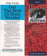 1991 Houston Astros information flyer - £1.93 GBP