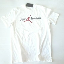 Nike Men Air Jordan Jumpman Logo Tee Shirt - CZ1767 - White 100 - Size M... - $24.99