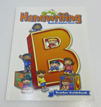 Handwriting: Based On Scripture Verses: Manuscript B - Teacher Guidebook - £7.98 GBP