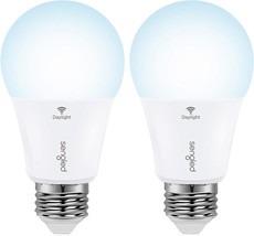 Smart Led Light A19 Daylight (5000K), 800Lm 60W Equivalent, 2, Google Home. - £31.95 GBP