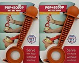Pop + Scoop Cat Food Can Opener and Server Spoon Made in USA Lot of 2 New - £9.33 GBP