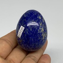 102.5g, 1.9&quot;x1.4&quot;, Natural Lapis Lazuli Egg Polished @Afghanistan, B33320 - £31.37 GBP